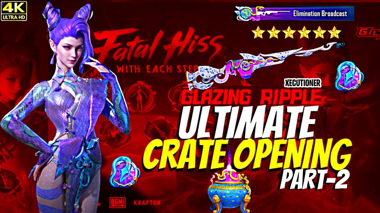 Glazing Ripple Ultimate Crate Opening | Serpengleam AWM Crate Opening | Serpengleam Set | 10UC Trick