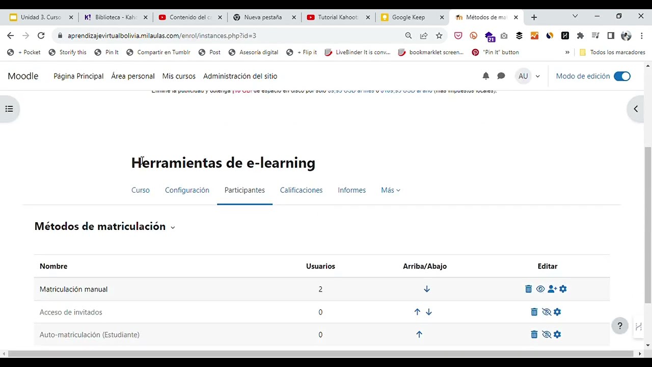 Cómo habilitar el acceso a invitados en Moodle Mil Aulas