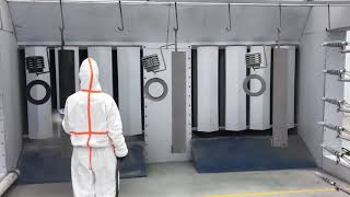 Powder coat line - Landscape Forms
