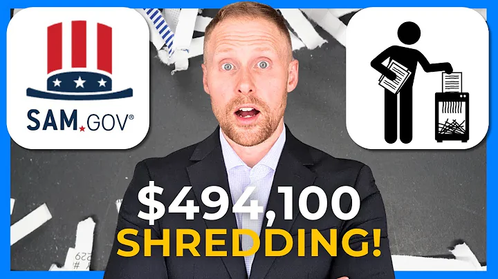 How to Use ChatGPT to Bid Government Contracts on SAM.gov (Paper Shredding Contract)