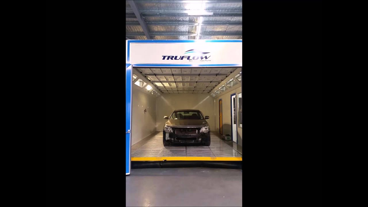 Spray Booth Internal Ramp - YouTube