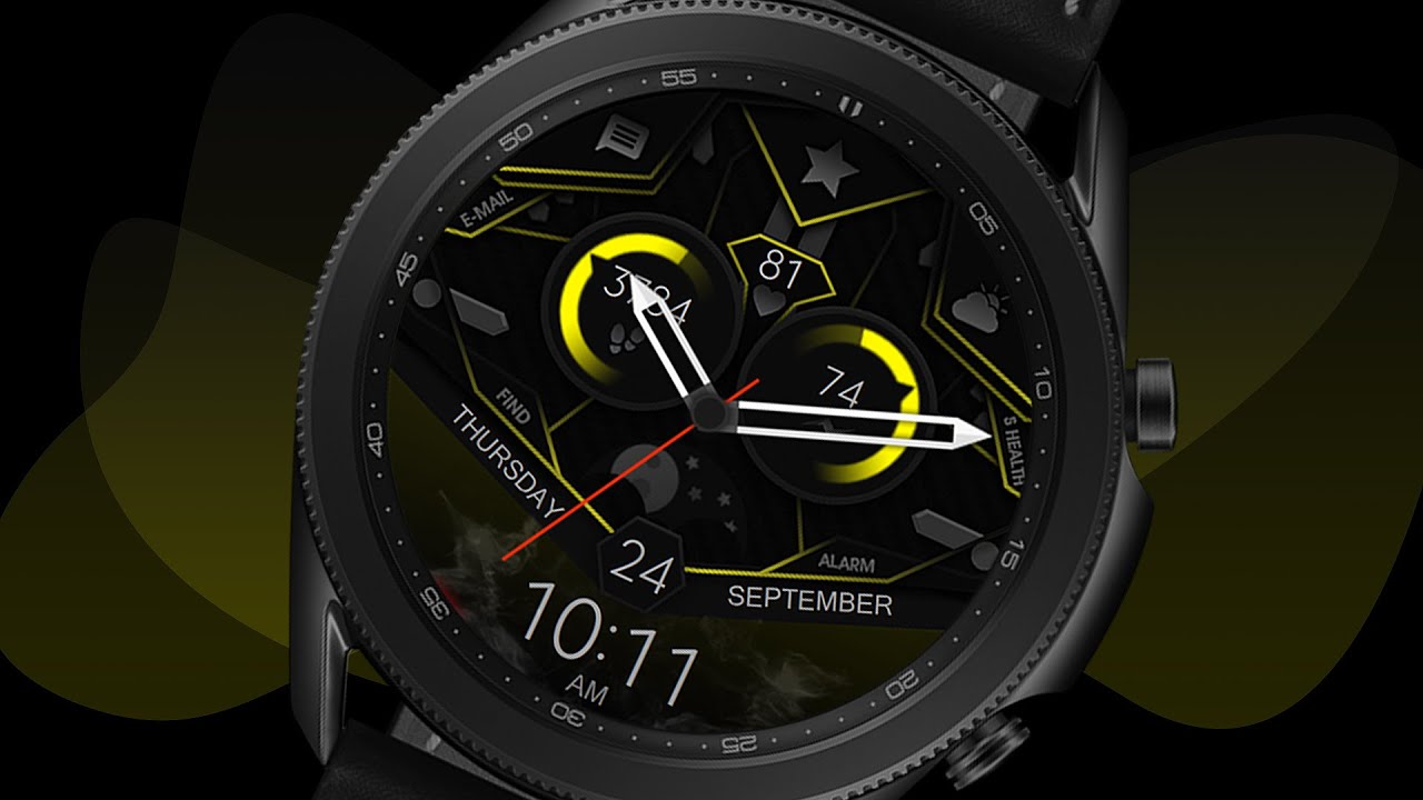 Dream 50 - Futuristic Cyber Analog Watch Face - Samsung Galaxy Watch, Galaxy Active, Gear s3