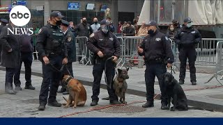 NYPD tightens security ahead of New Year's celebrations