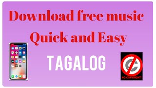 How to download free background music on YouTube | No Copyright (Tagalog) screenshot 4