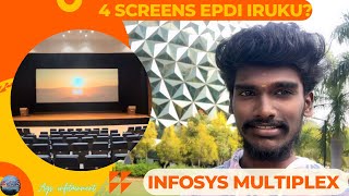 How is the multiplex in infosys🎥🍿 Movie theatre -Ticket and Sound system 🔊Ags infotainment screenshot 1