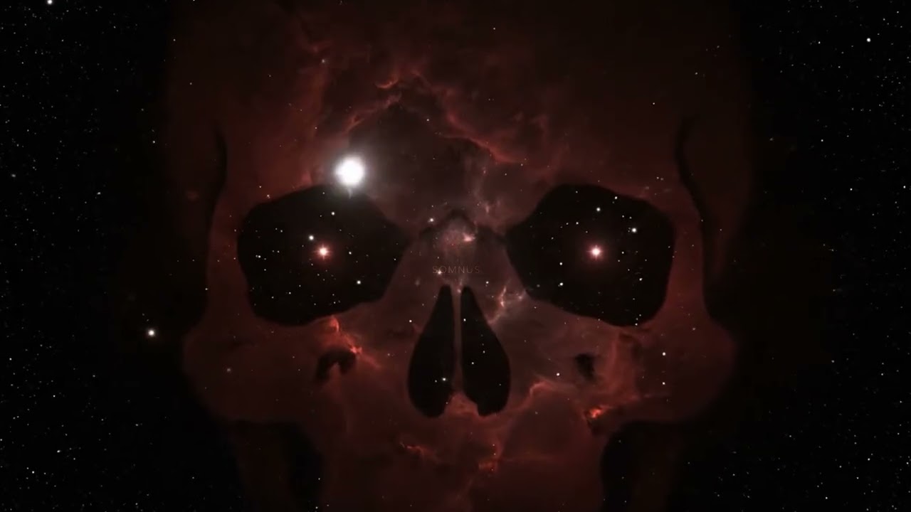 Skull Nebula Ambience | Dark Cosmic Horror & Space Drone | for Sleep & Reading