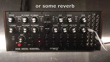 🟡 Moog DFAM realistic sounding claps + settings