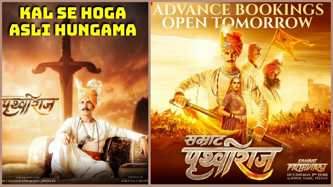 Samrat Prithviraj Movie Advance Booking Officially Open From Tomorrow Sunday May 29, 2022