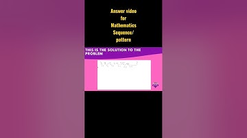 C.S.E.C. Mathematics: Multiple Choice - Sequence/Patterns - Answer video Past paper type questions
