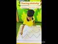 Tracing activity #fine motor skill #learn how to control pencil