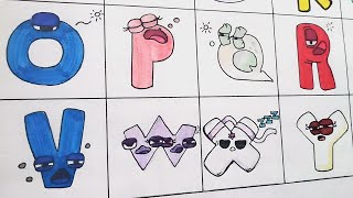 Drawing Alphabet Lore But They Are Stressed N-Z Part 2