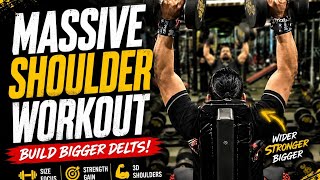 Shoulder Mass Builder Workout | Grow Wide & Strong Shoulders