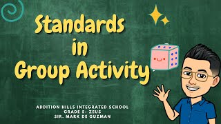 standards in GROUP ACTIVITY