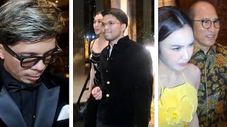 ATTA HALILINTAR, THORIQ, AND MAHALINI ATTEND THE WEDDING RECEPTION OF THE CHILD OF A FAMOUS BALI ...