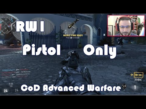 RW1 Pistol Only Gameplay (CoD Advanced Warfare X1)