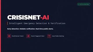 CrisisNet: 1st Place Hackathon Project Demo & Code Explanation #ai #hackathon #winner