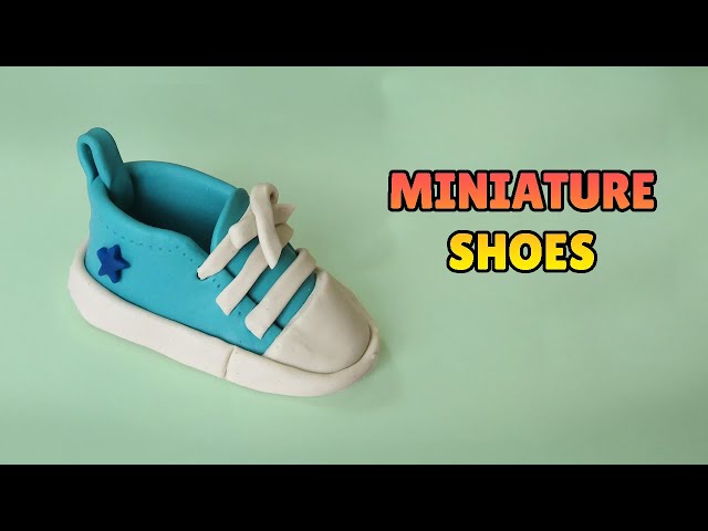 🔴 DIY How to Make MINIATURE SHOES - Easy Polymer Clay, plastilina
