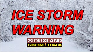 Sioux City Weather: ICE STORM WARNING continues
