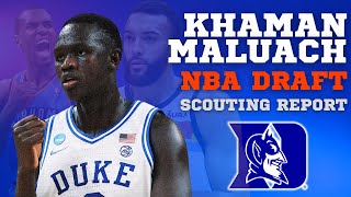 Khaman Maluach Scouting Report - Duke Center NBA Draft Breakdown And Player Comparisons!