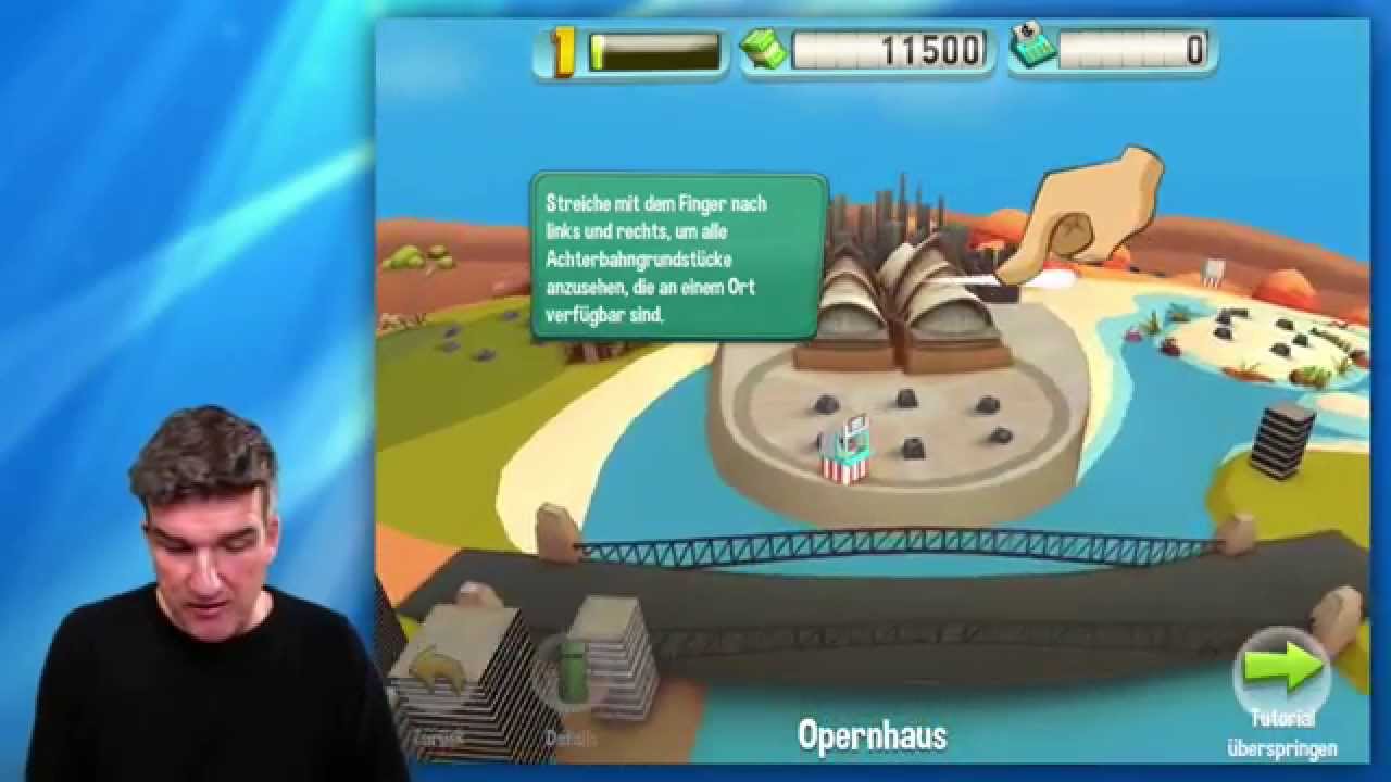 Spielzeit am iPad: Coaster Crazy