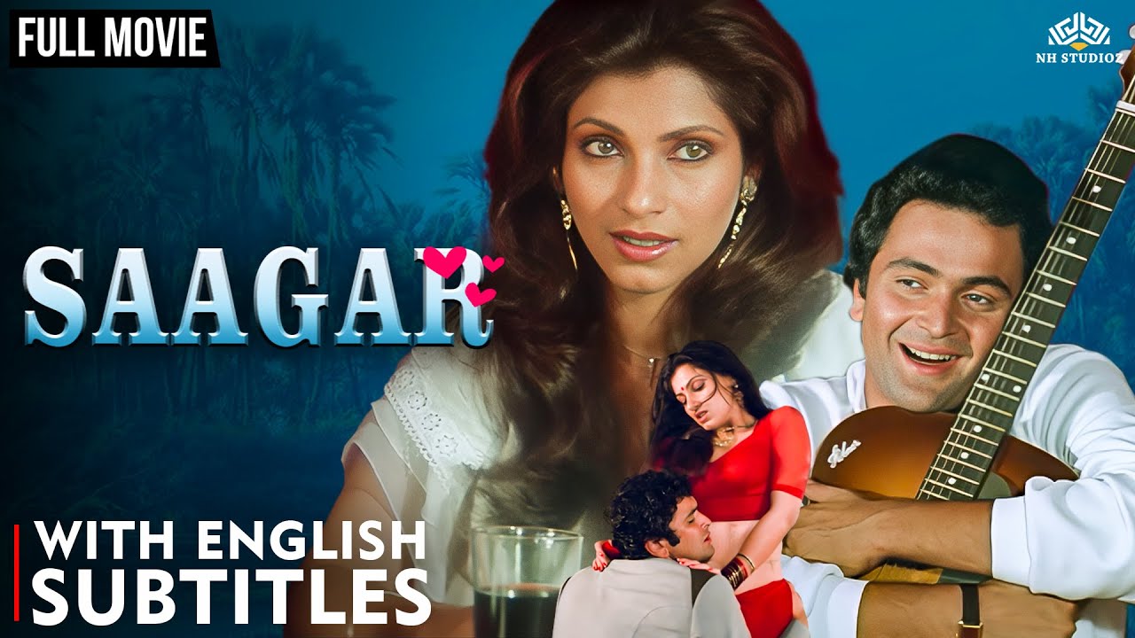 SAAGAR Full Movie | Rishi Kapoor, Dimple Kapadia | 80s Indian Romantic Movie with English Subtitle