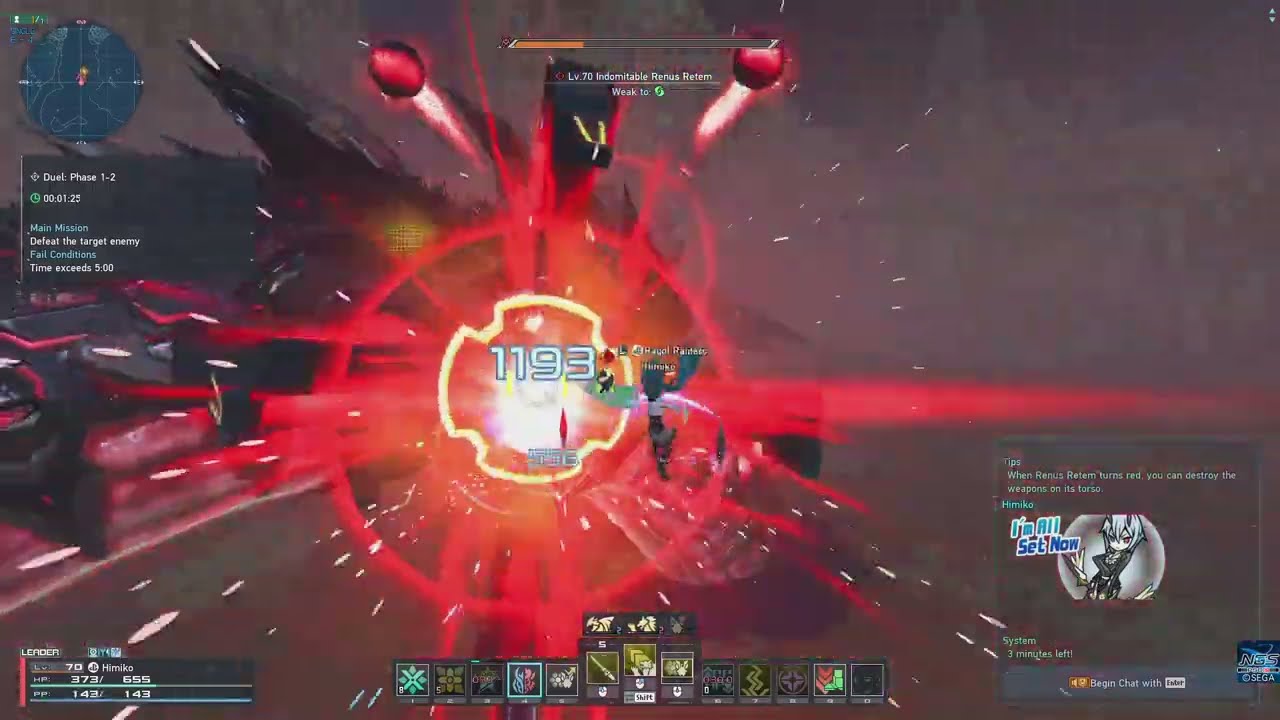 [PSO2NGS] Renus retem duel quest as waker 🐱😝 Phantasy Star Online 2 New Genesis