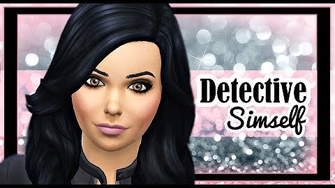The Sims 4 : Detective Inspired Simself! | Create A Sim (CAS) // Group Collab