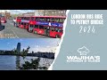 London bus ride to putney bridge  wajihas kitchen  vlogs