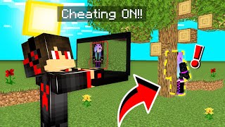 Using Security Cameras To Cheat In Hide And Seek in Minecraft screenshot 5