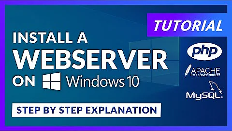 Install Full Webserver On Windows 10 | Apache PHP 8.0 MySQL