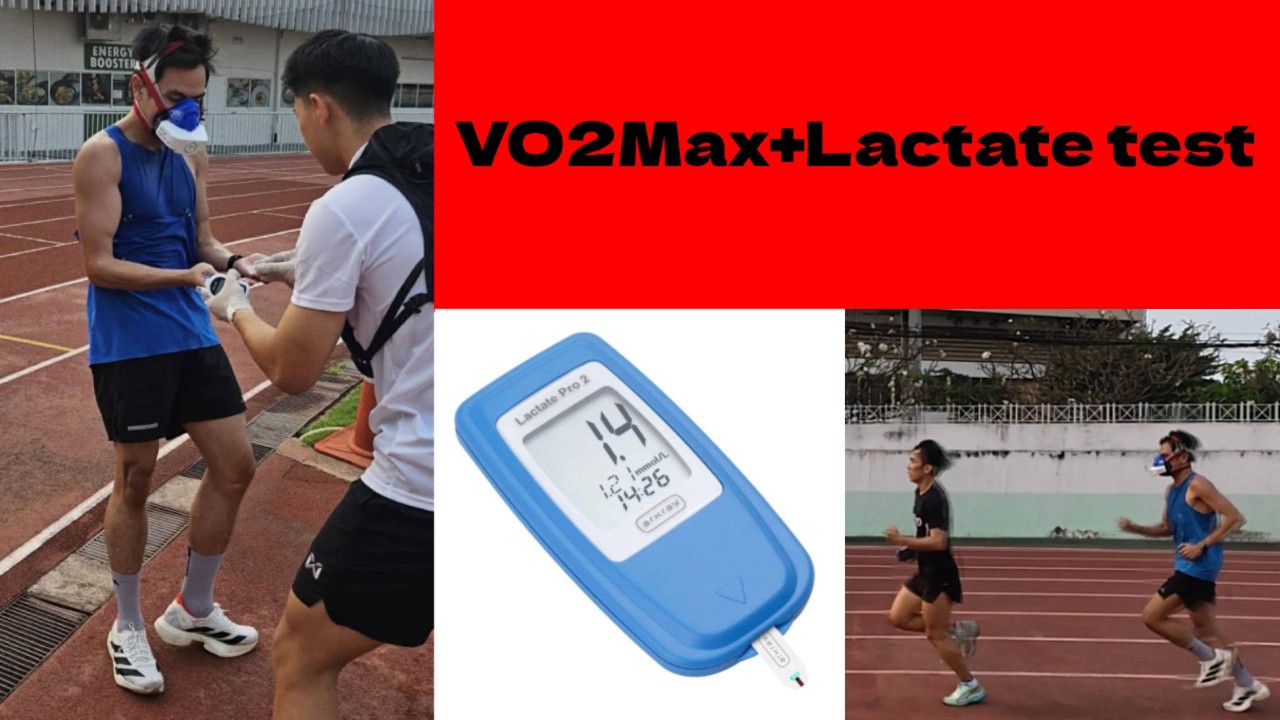 ตรวจ VO2Max+Lactate test เพื่อหาโซนในการซ้อมวิ่งที่แม่นยำ