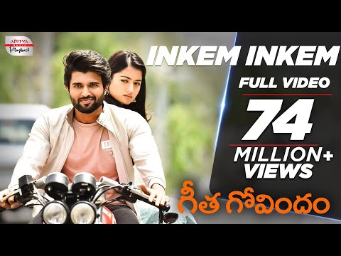 Inkem Inkem Full Video Song || Geetha Govindam Songs Telugu | Vijay Devarakonda, Rashmika Mandanna