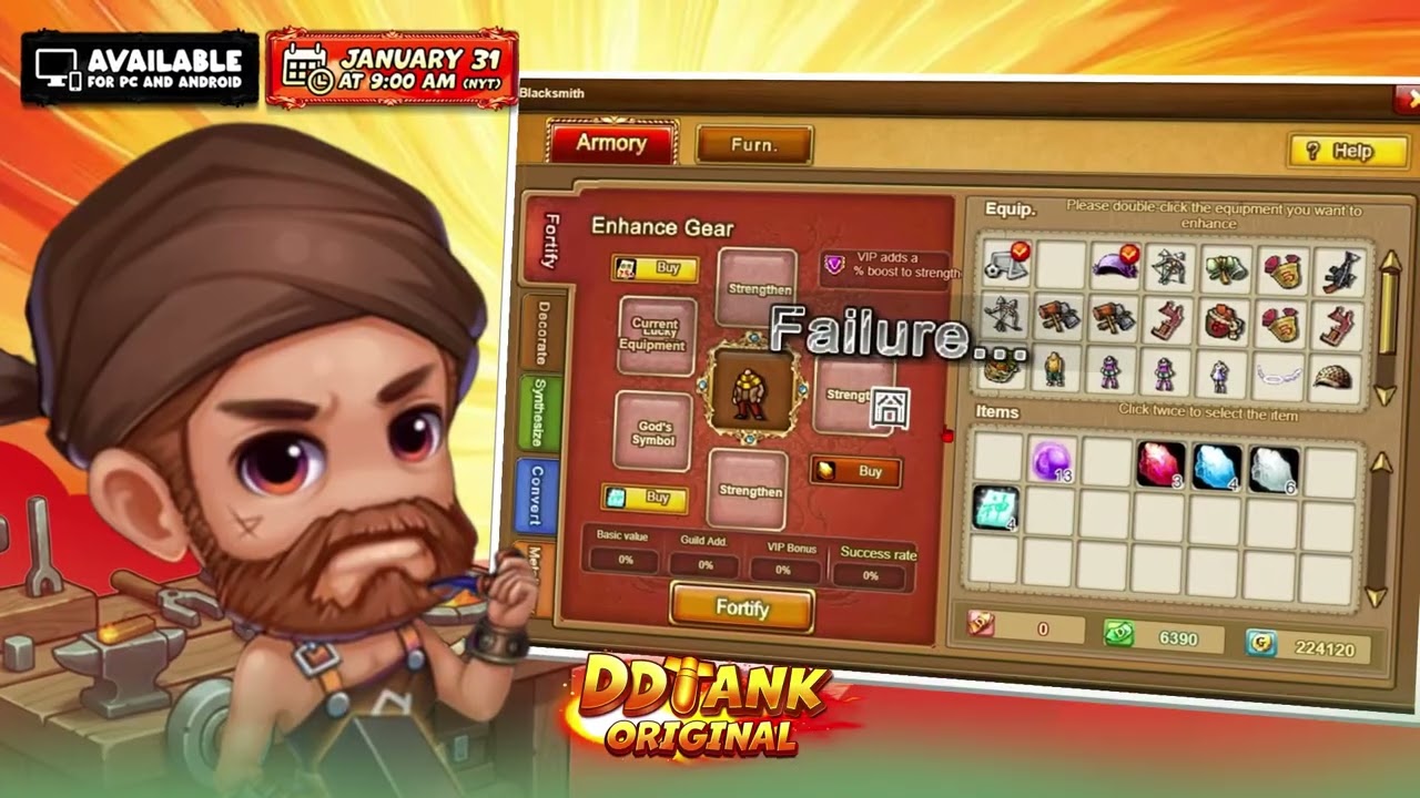 The new classic DDTank Original server arrives on January 31 at 9 AM (NYT).