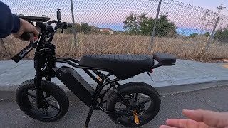 Faded Ride on budget E-Bike