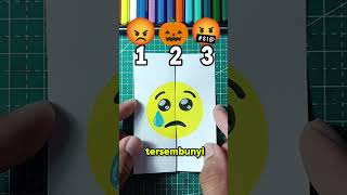 Tebak gambar tersembunyi 🤔⁉️ #shorts #youtubeshorts #emoji #satisfying #drawing