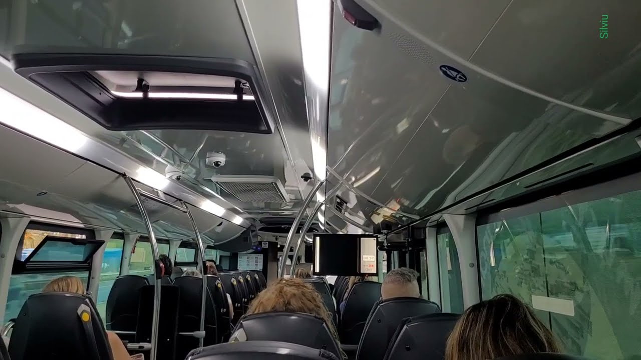 TITSA (Tenerife): inside the Castrosua Magnus.E+ 15/MAN bus nr. 9711, route 102