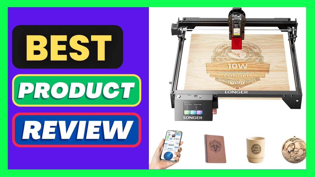 Longer RAY5 New Upgrade Laser Engraver, Laser Cutter 10W Output Power