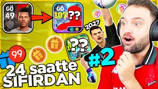 SÖZÜMÜ TUTTUM!! 24 saatte SIFIRDAN 2000TL ile hesap fulledim💰🎁 eFootball 2027 mobile #efootball2027