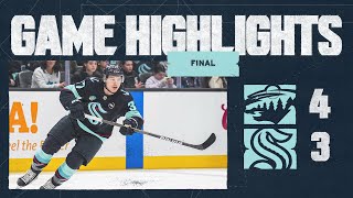 Seattle Kraken vs. Minnesota Wild | 03/04 Game Highlights