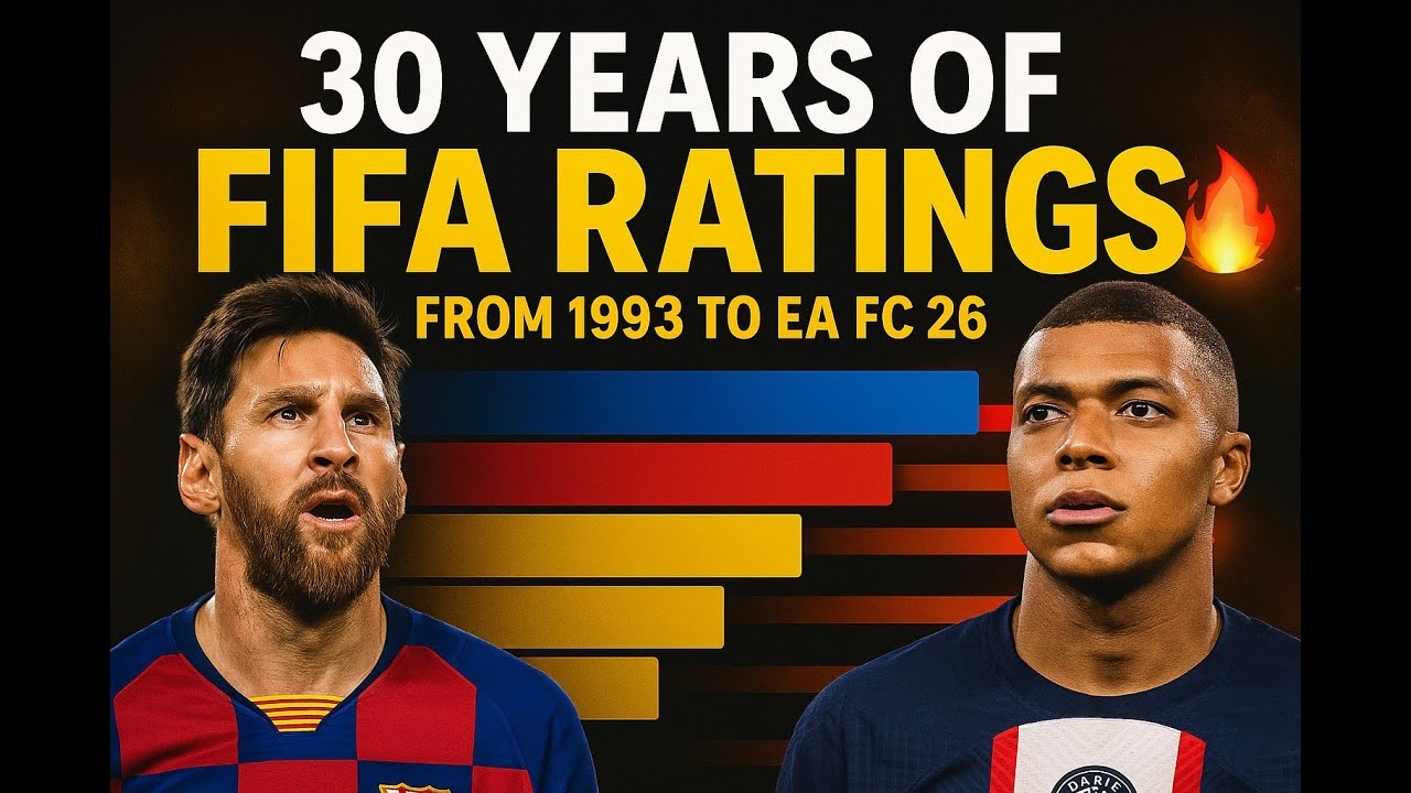 Every FIFA Overall Rating From 1993 to EA FC 26 — Legends to Next Gen