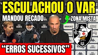 “ERROS SUCESSIVOS!” MAICON ESCULACHOU O VAR! ZONA MISTA PÓS JOGO VASCO DA GAMA 2 x 1 EC VITÓRIA! E+