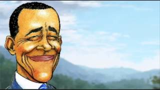Barack Obama Funny Cartoon Greetings