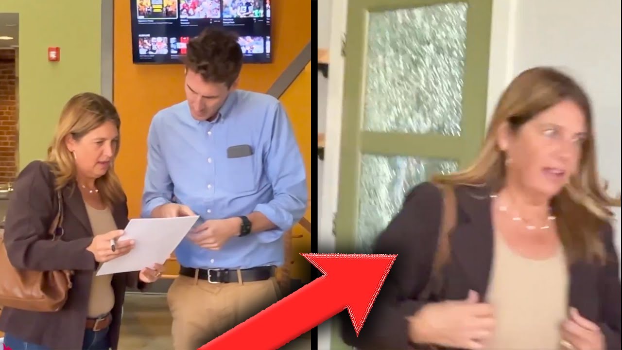 MAGA Extremist FLEES When Comedian Confronts Her With Her Own Words