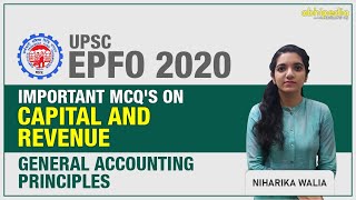UPSC EPFO | Most important MCQ 's | Capital And Revenue | By Niharika Walia UPSC EPFO | Most important MCQ 's | Capital And Revenue | By Niharika Walia