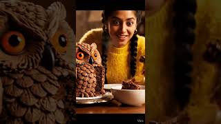Cake becomes small baby owl.