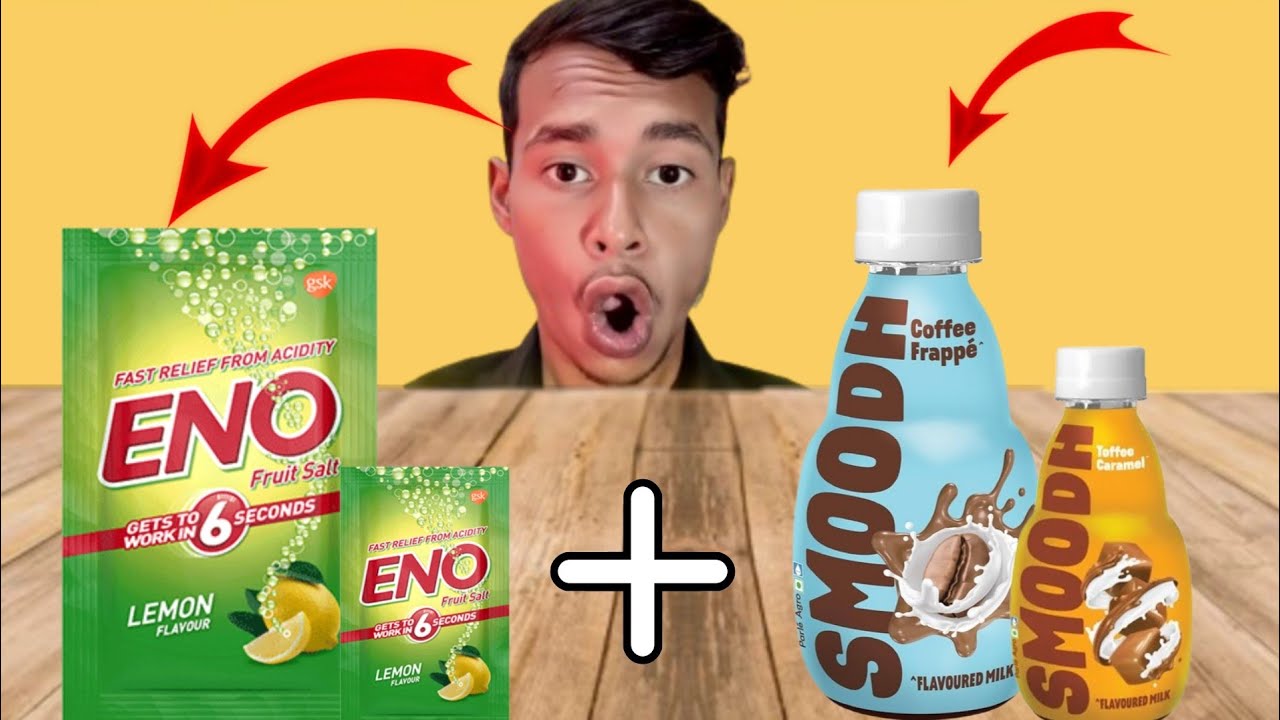 Milk shake with Eno drinking challenge