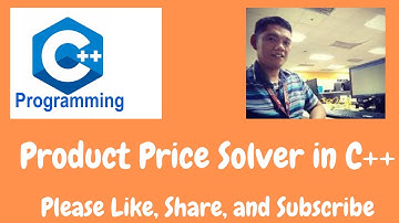 Product Price Solver in C++