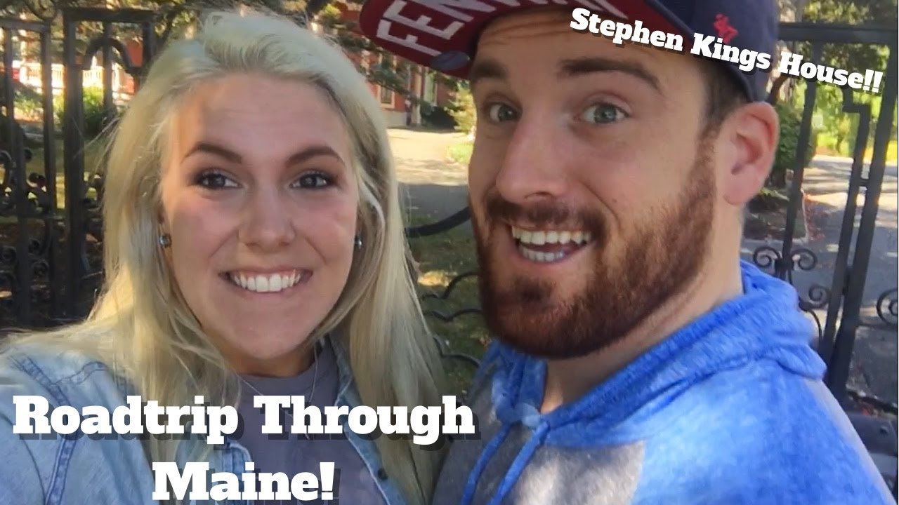 Maine Road Trip! Stephen Kings House!! | Vlogtober