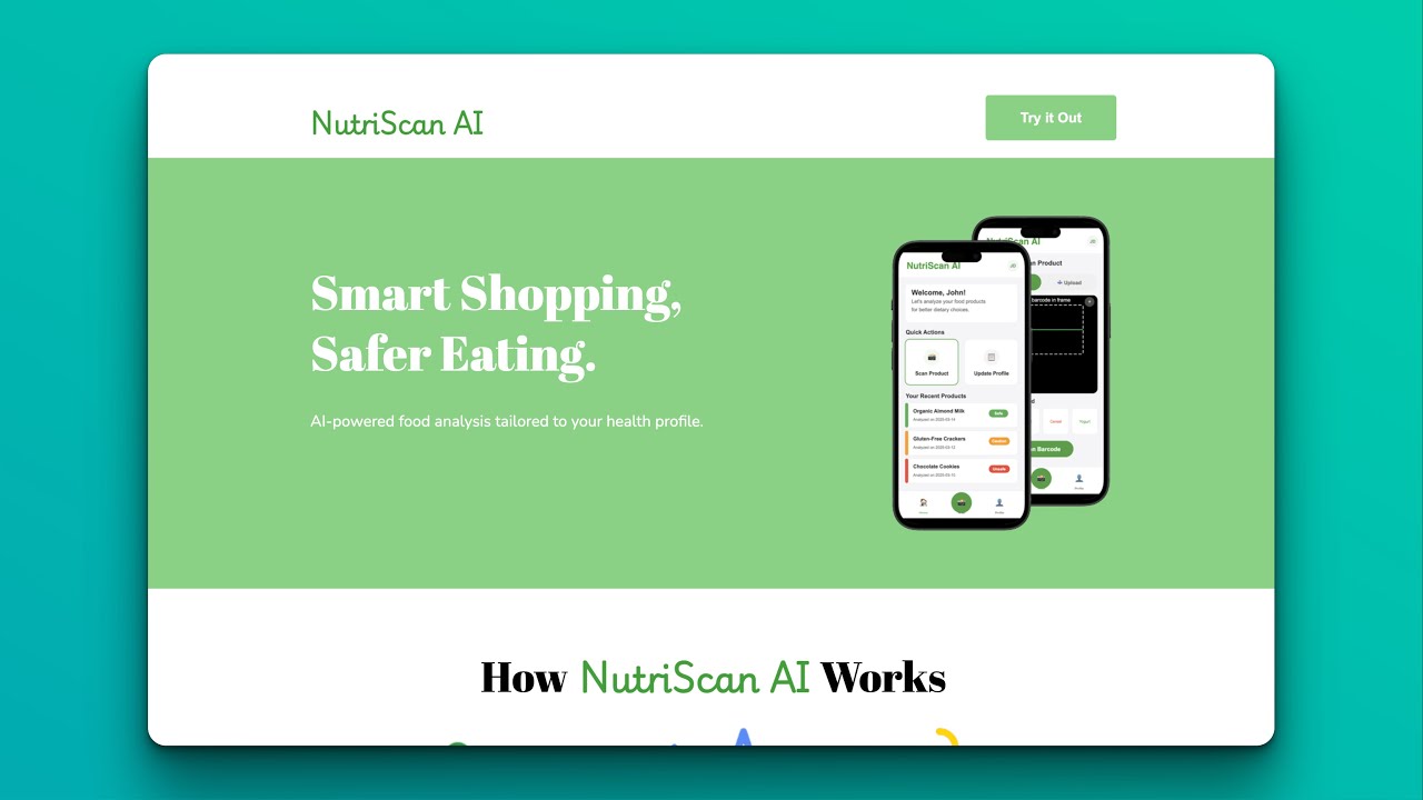 NutriScan AI: Smart Shopping, Safer Eating (MyRealProduct Demo)