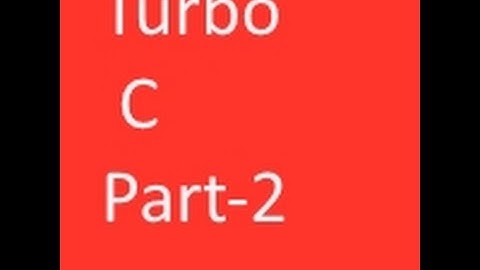 Structure of c program example Tutorial part 2